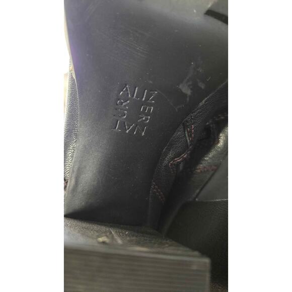 Naturalizer Black Leather Lace-Up Combat Boots – Size 8.5M - Picture 6 of 10